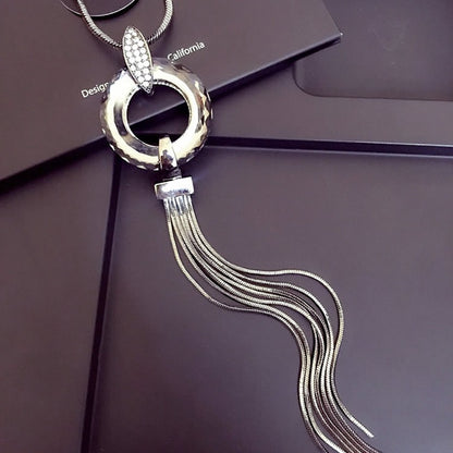 Long Necklace, Sweater Necklace, Accessory Necklace