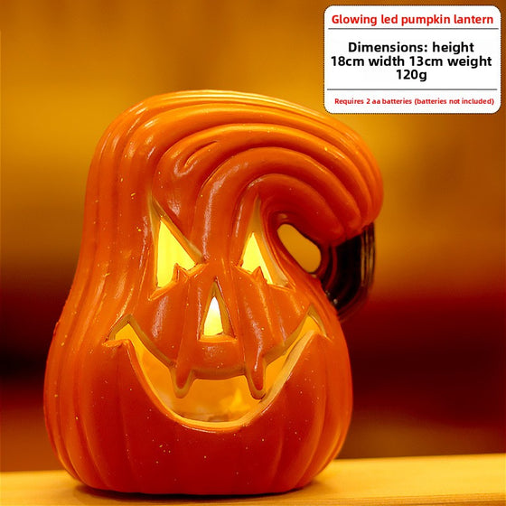 Glowing Halloween Pumpkin Lantern