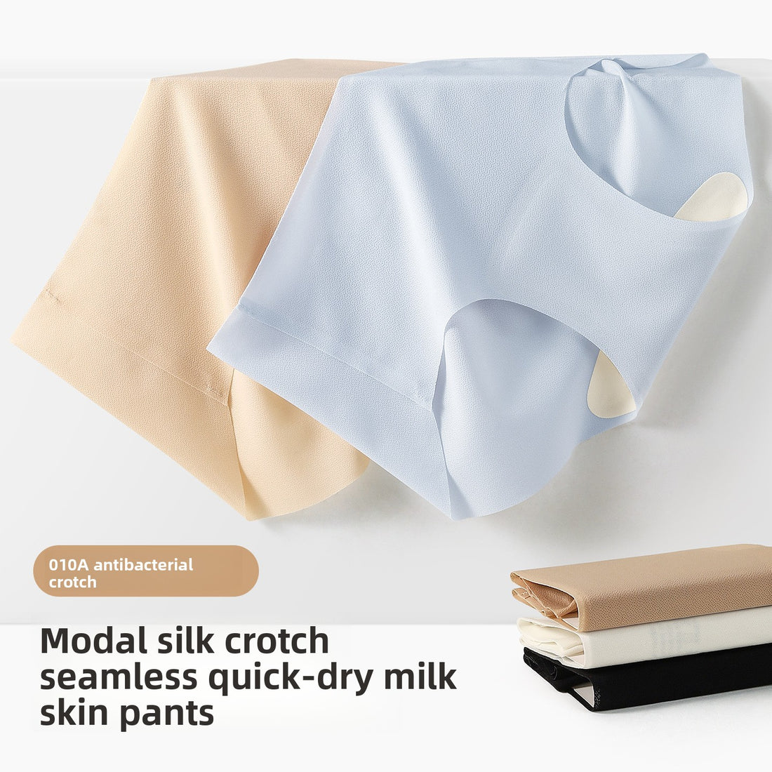 Women Seamless Mid-Waist Breathable Quick-Dry Briefs