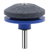 Lawn mower sharpening stone
