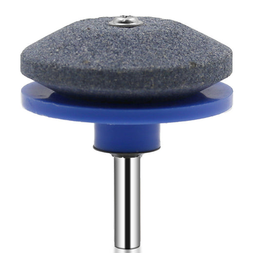 Lawn mower sharpening stone