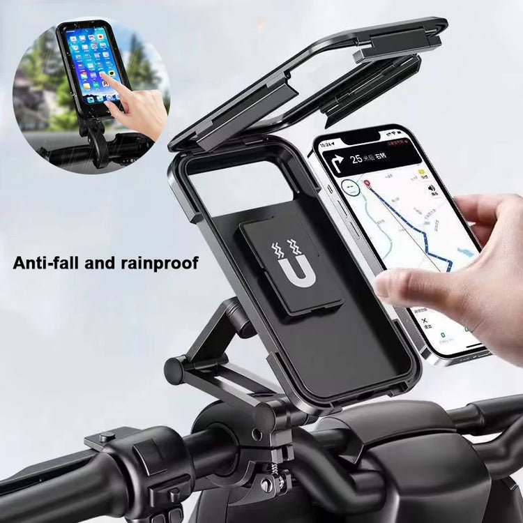 Motorcycle phone holder GPS navigation use
