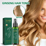 Ginseng hair growth spray lotion bottle front view