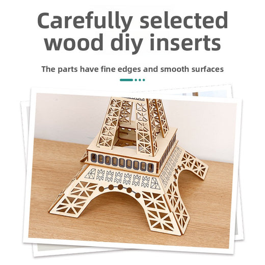 3D Wooden Paris Tower Model Puzzle product image 2