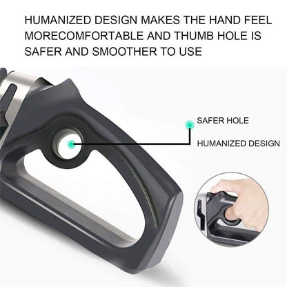Diamond knife sharpener ergonomic handle grip