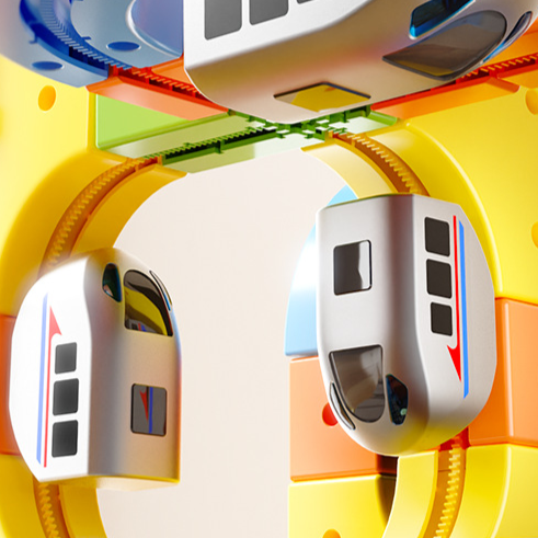 Magnetic Track Train Set for Children product image 3