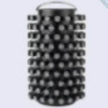 Grill brush cleaning grill