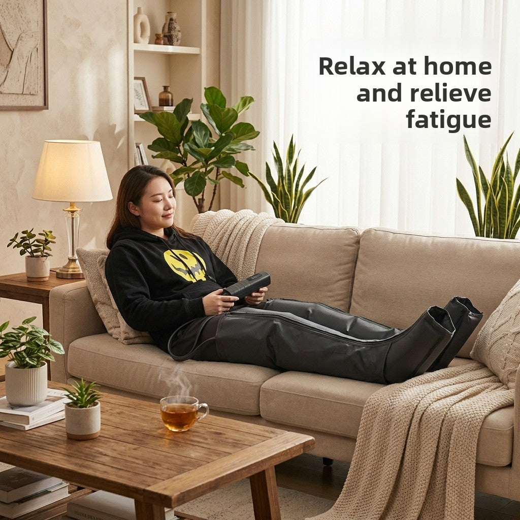 Air wave leg massager