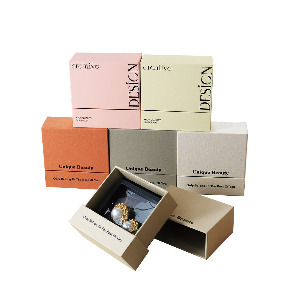 Jewelry Box with Anti-Oxidation PE Film Suspension Display