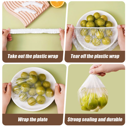 Stretch food cover elastic edge close-up