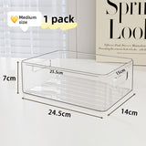 Transparent Rectangular Storage Organizer Box product image 3