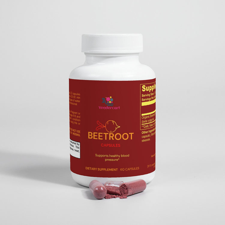 Beetroot powder pouch for daily wellness smoothies