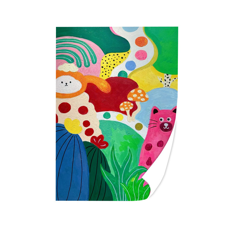 Custom Decorative Painting Frameless Painting Inner Frame Painting Canvas Painting Hanging Painting Spray Painting Living Room Painting Core Printing Poster