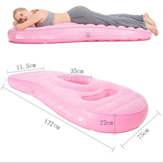 Inflatable Maternity Mat with Flocking Surface