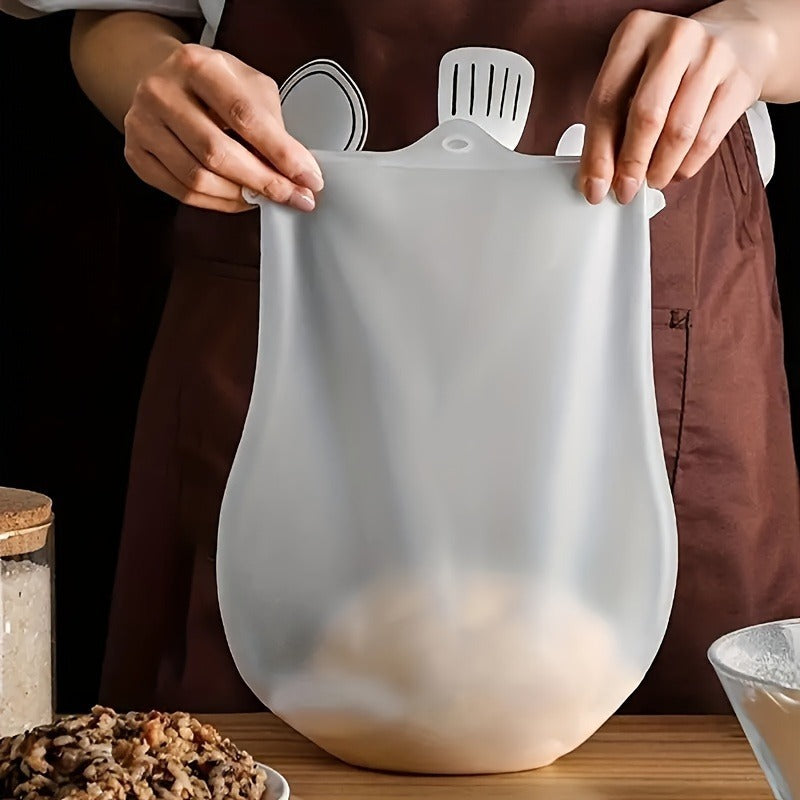 Silicone dough kneading bag thickened non-stick hand baking tools for home use