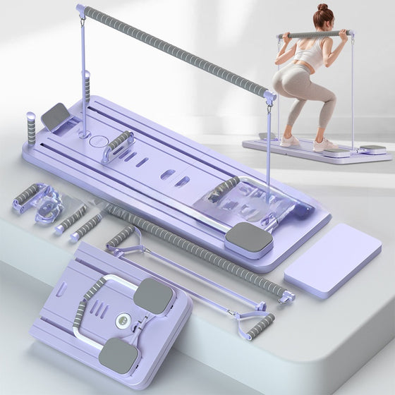 Multifunctional Pilates Board with Yoga Rod Exercise & Fitness product image 1