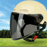 Rainproof Electric Bike Helmet with Sun Visor