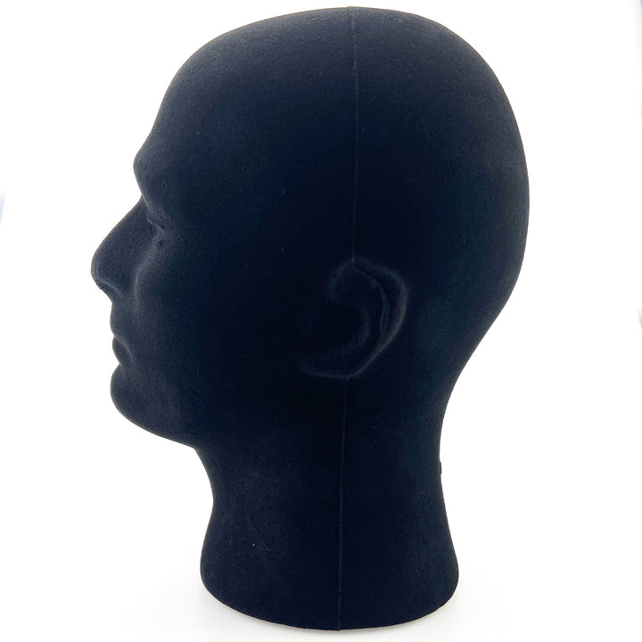 Foam Flocked Display Head for Glasses Wigs Accessories
