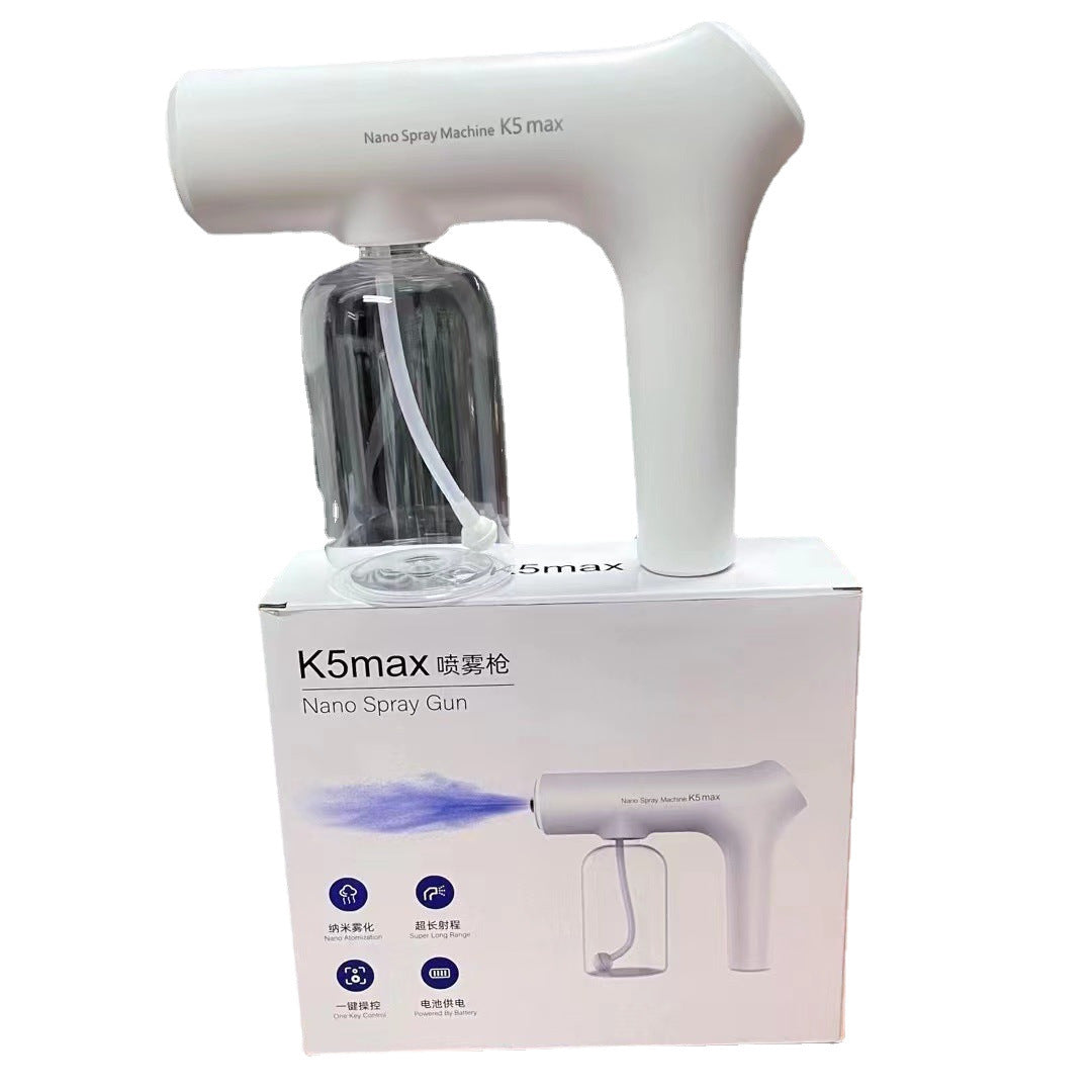 K5max Portable Wireless Nano Blue Light Pet Deodorization Atomizer Spray Gun