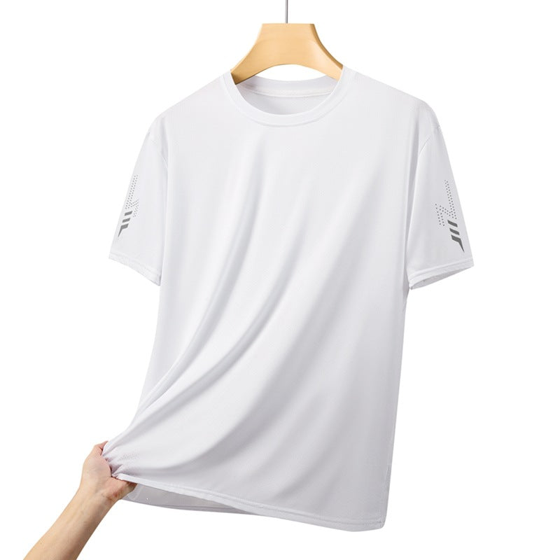 Men's Ice Silk Short Sleeve T-Shirt