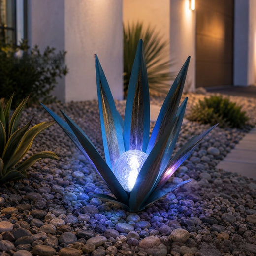 Solar Agave Garden Stake Light