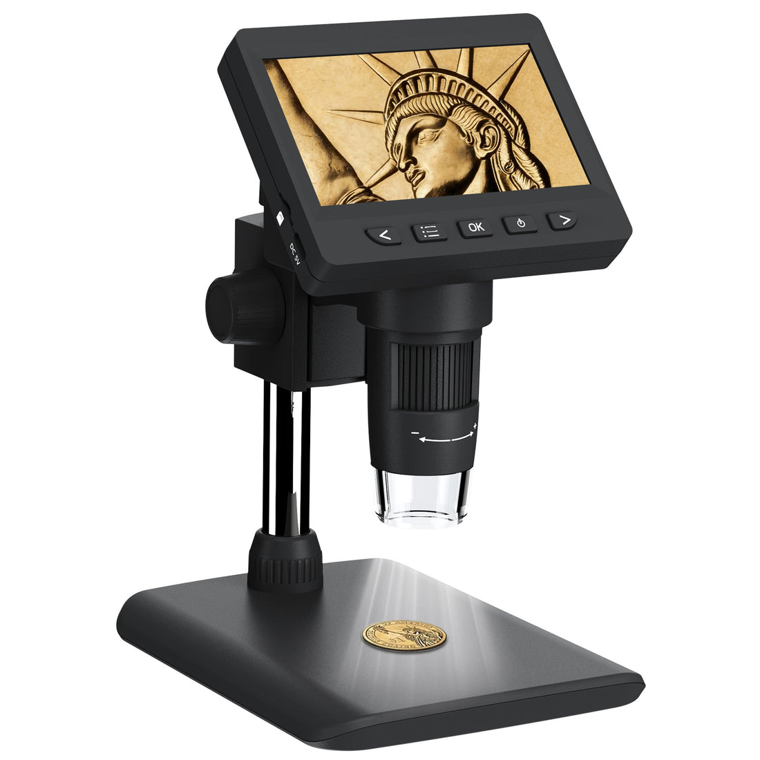 1080P 4.3 Inch Digital Microscope with Screen 1000x Magnification