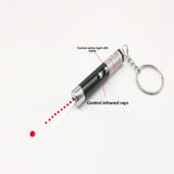 Aluminum Alloy LED Laser Flashlight Keychain