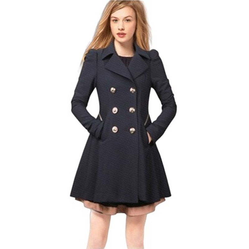 Mid-length commuter coat