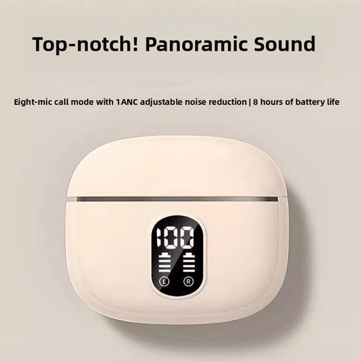 Semi-In-Ear Wireless Bluetooth Headphones