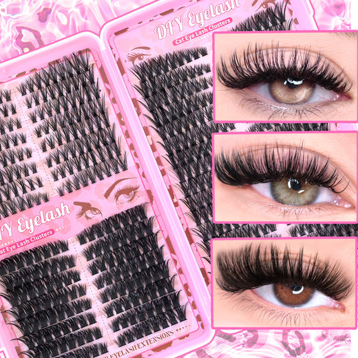 Segmented False Eyelashes Book Set