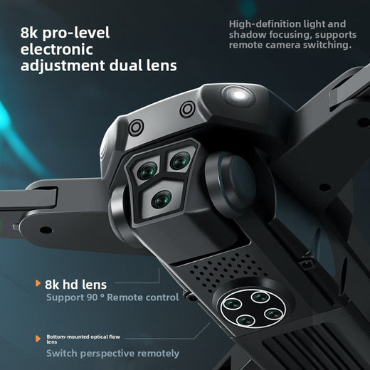 Brushless Motor RC Drone with 8K Dual Camera and Obstacle Avoidance
