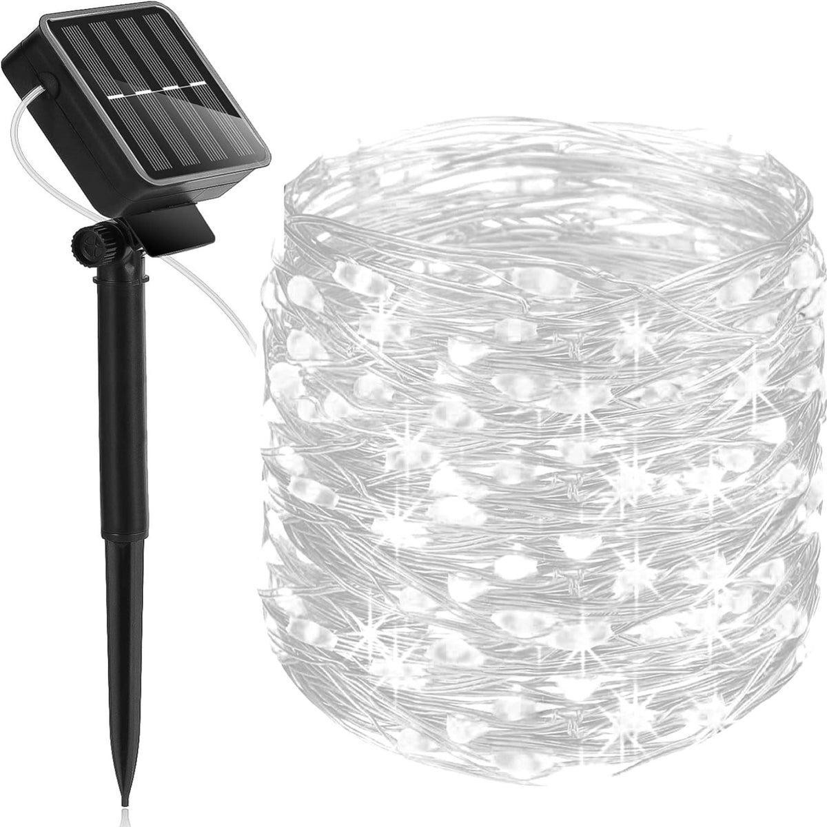 Solar Copper Wire Fairy Lights with Remote Control