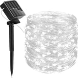 Solar Copper Wire Fairy Lights with Remote Control