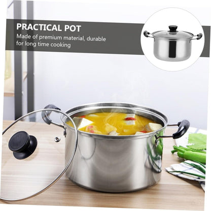 5-Piece Stainless Steel Saucepan Set — Induction