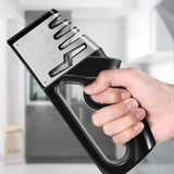 Diamond knife sharpener scissors slot detail