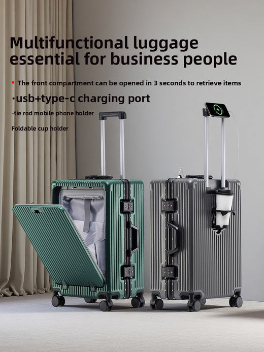 Multi-functional Aluminum Frame Luggage
