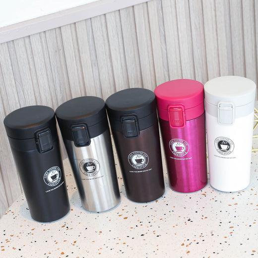 Stainless Steel Bouncing Thermos Cup with Wide Mouth