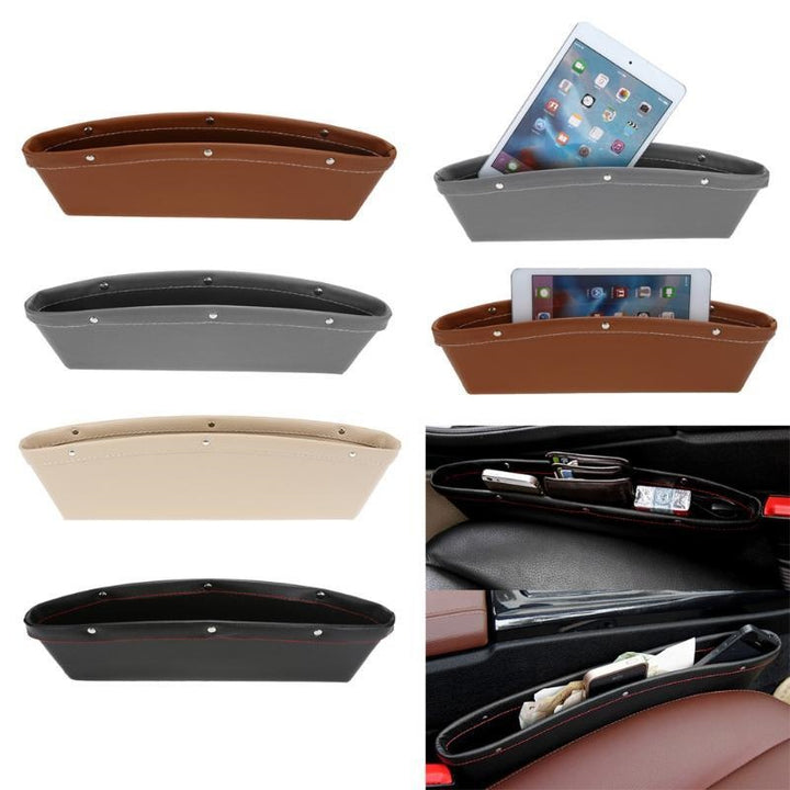 Car seat gap organizer fitted in driver side gap