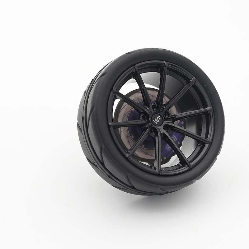 Aluminum Wheel Hub Model Car Air Vent Freshener Ornament Citrus Scent