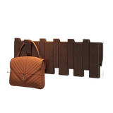 Solid Wood Wall Mounted Coat Rack with Hat Hooks