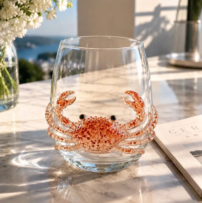 Decorative Bouquet-Shaped Whiskey Glass