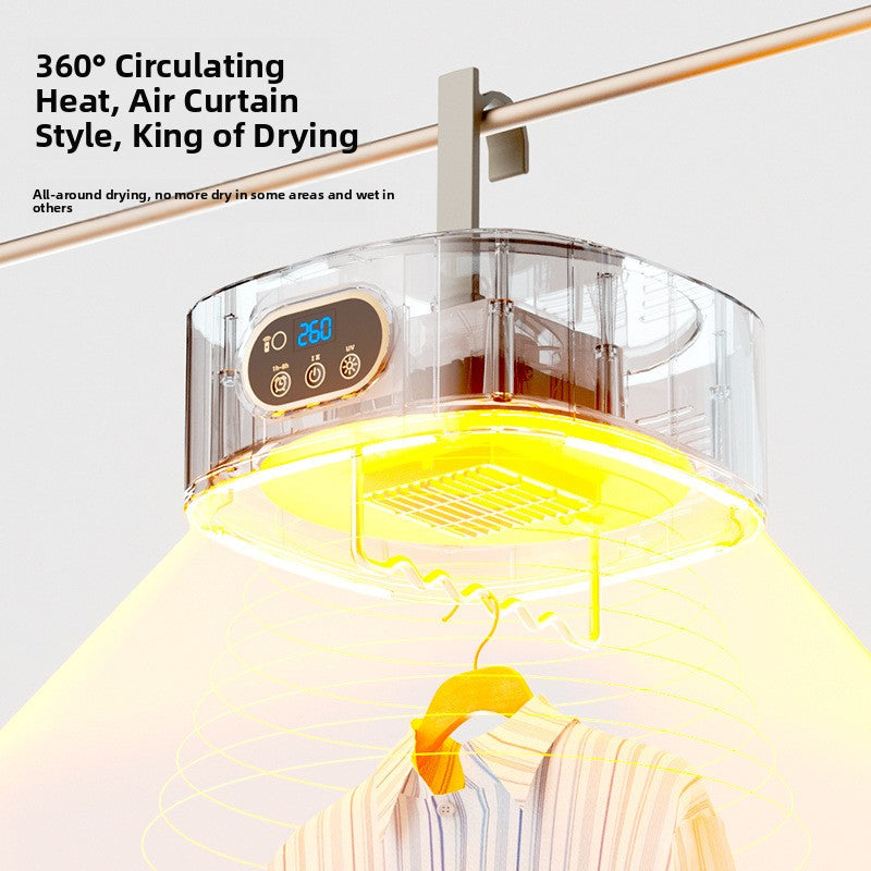 Foldable Portable Clothes Dryer with UV Sterilization