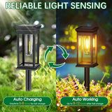 Solar Square Tungsten Wire Outdoor Garden Light