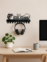 Black Metal Wall Hook Decorative Organizer for Home