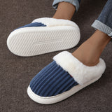 Plush Cotton Slippers Winter Indoor Non-Slip