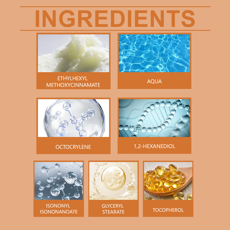 Hydrating SPF Sunscreen Cream label detail