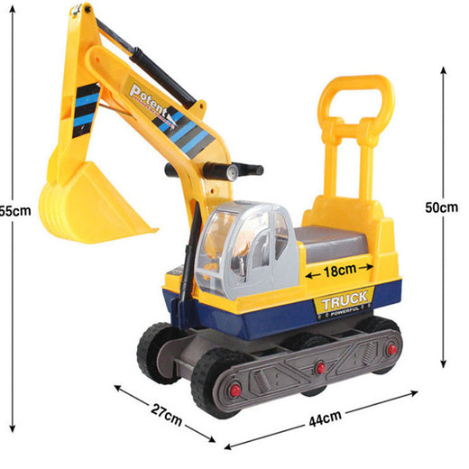 Children's Ride-On Excavator Toy