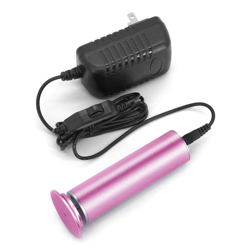 Electric callus remover foot grinder in purple, photo 3