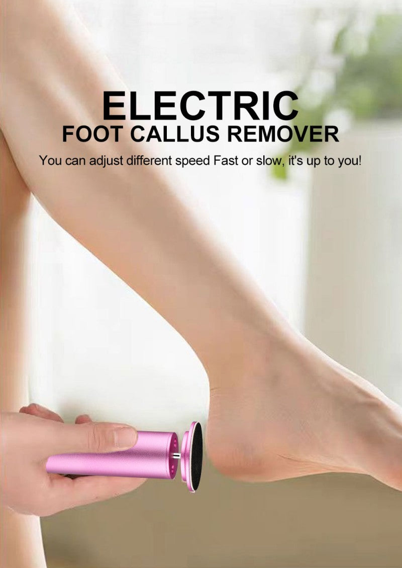 Electric callus remover foot grinder in purple, photo 5
