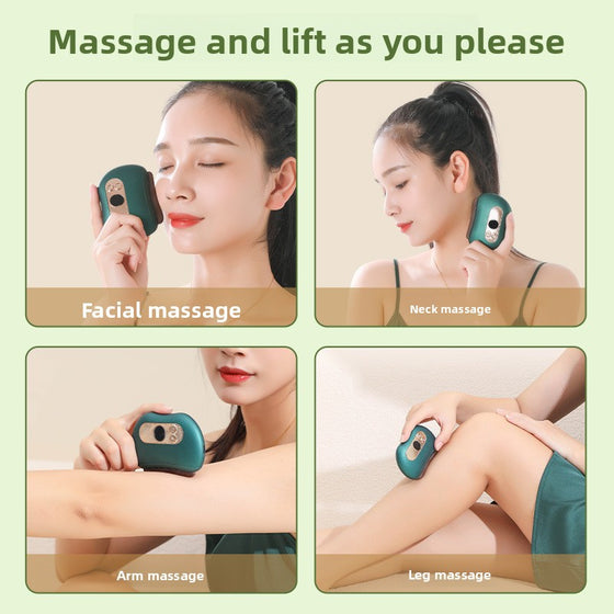 Electric gua sha scraping board with LCD